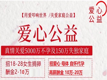 山亭捐卵助孕生子 爱心志愿者招募
